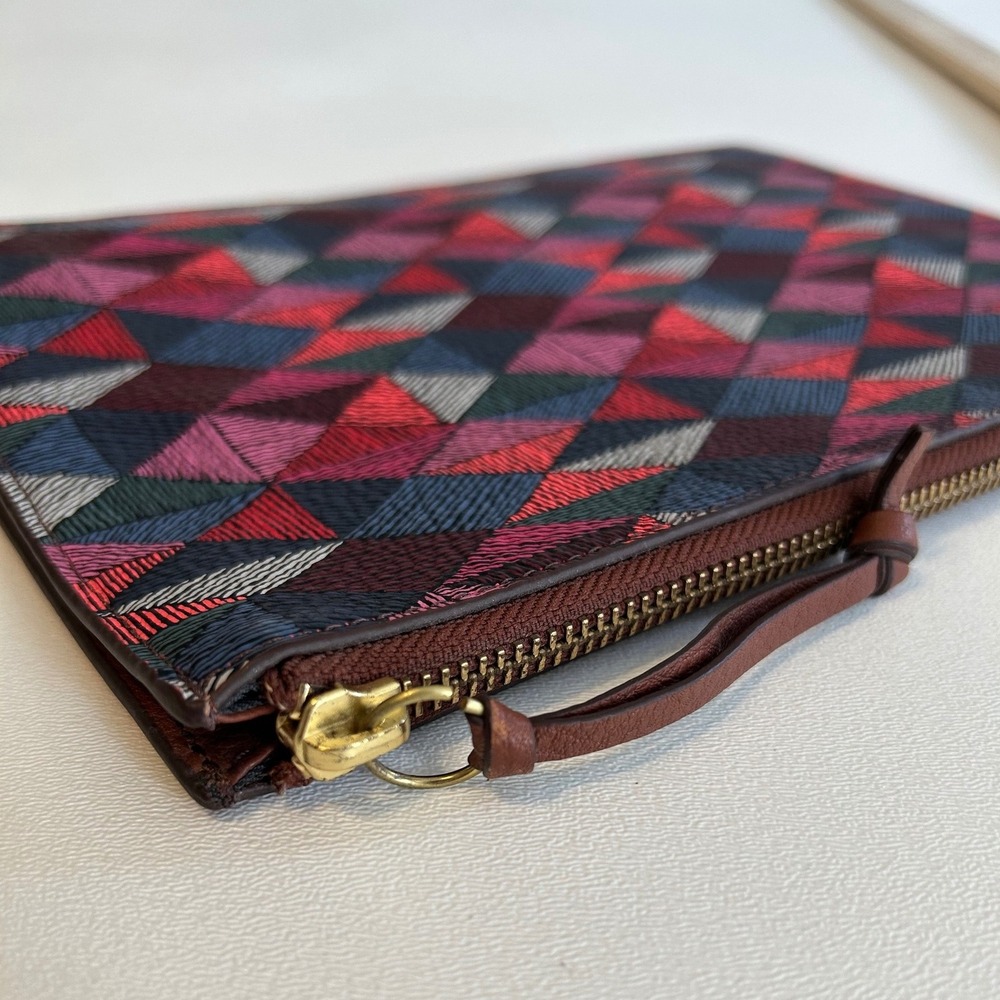 Fossil Geometric Multicolor Clutch - Picture 9 of 9